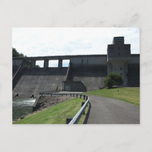 Stonewall Jackson Dam, West Fork River, Weston, WV Postkarte
