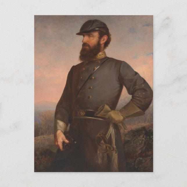 Stonewall Jackson Postkarte (Vorderseite)