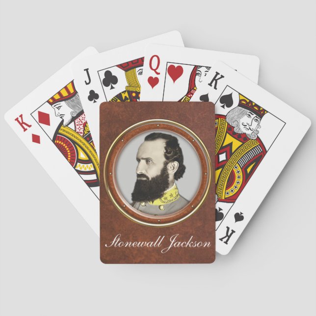 Stonewall Jackson Spielkarten (Rückseite)