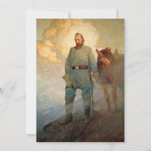Stonewall Jackson von N. C. Wyeth Feiertagskarte