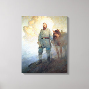 Stonewall Jackson von NC Wyeth Leinwanddruck