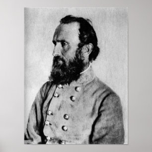 Stonewall Jackson Zivil War Poster