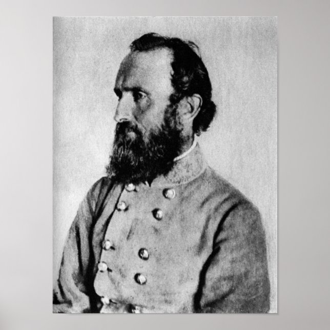 Stonewall Jackson Zivil War Poster (Vorne)