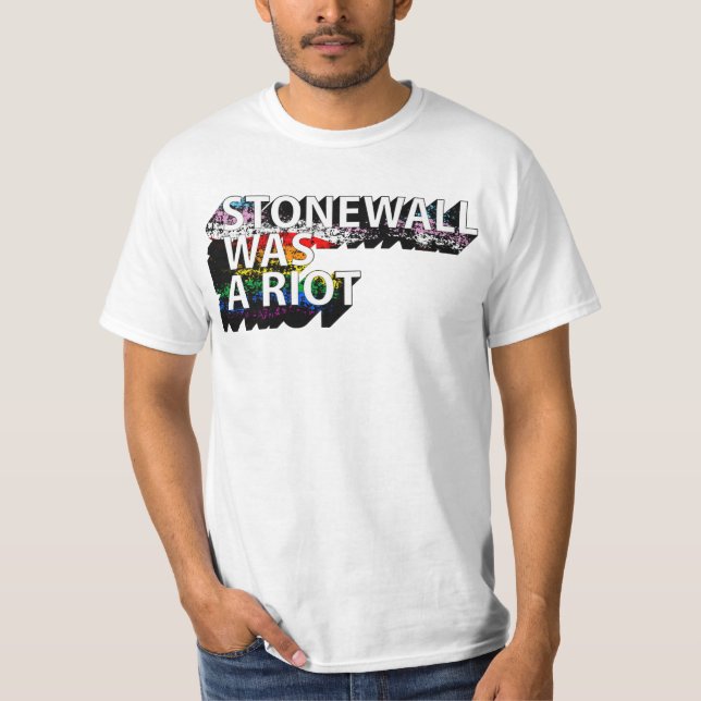 STONEWALL WAR EIN RIOT T-Shirt (Vorderseite)