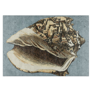 Stonewashed Tritonshorn-Muschel Schneidebrett