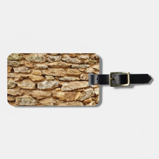 Stonework Luggage Tag Gepäckanhänger (Vorderseite horizontal)