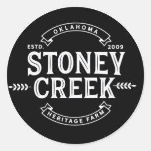 Stoney Creek Heritage Farm Stickers (Black)