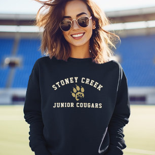 Stoney Creek Junior Cougars Pfoten Navy Kuschelig Sweatshirt