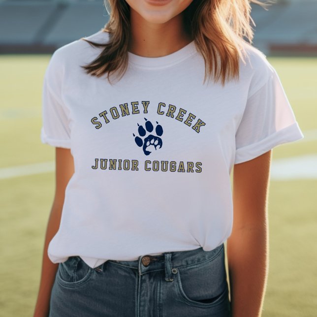 Stoney Creek Junior Cougars White Tri-Blend Shirt (Von Creator hochgeladen)