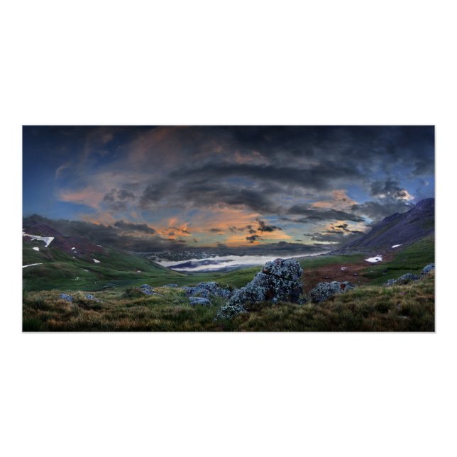 Stoney Pass Sunset - Colorado Poster (Vorderseite)