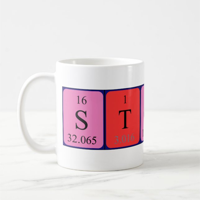 Stoney Periodenname Tasse (Links)