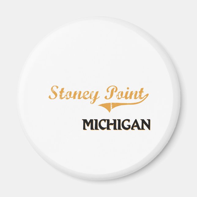 Stoney Point Michigan Classic Magnet (Vorne)