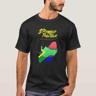 Stonger Together Sa Springbok Bokke Südafrika T-Shirt