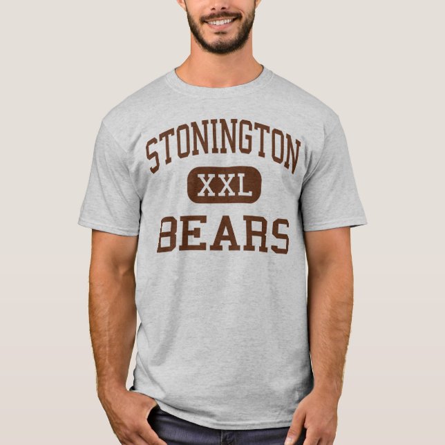 Stonington - Bären - hoch - Pawcatuck Connecticut T-Shirt (Vorderseite)