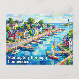 Stonington Borough Connecticut Postkarte