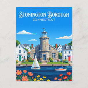 Stonington Borough Connecticut Postkarte