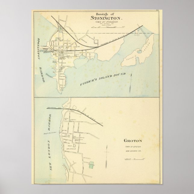 Stonington, Groton Poster (Vorne)