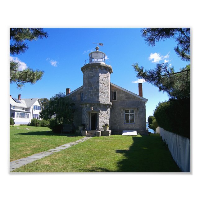Stonington Harbour Lighthouse, Connecticut Foto (Vorne)