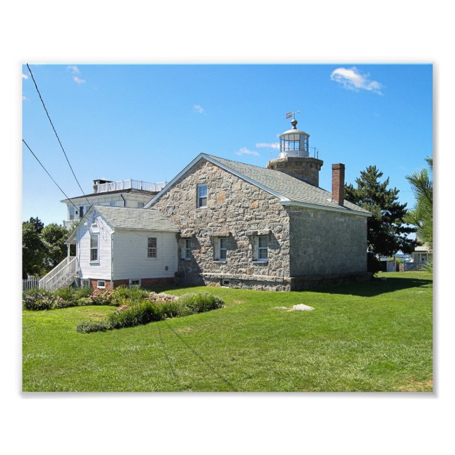 Stonington Harbour Lighthouse, Connecticut Foto (Vorne)
