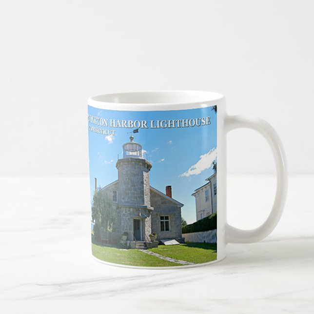 Stonington Harbour Lighthouse, Connecticut Tasse (Rechts)