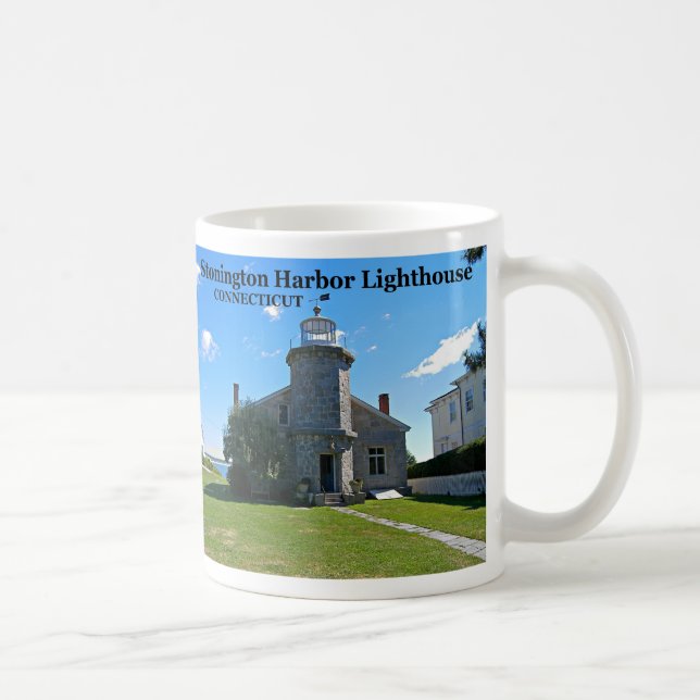 Stonington Harbour Lighthouse, Connecticut Tasse (Rechts)