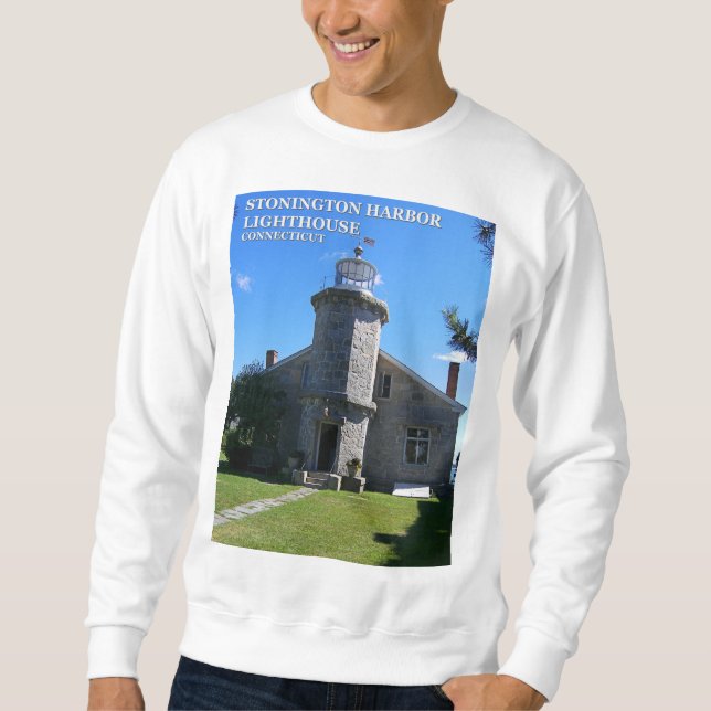 Stonington Harbour Lighthouse, CT Sweatshirt (Vorderseite)