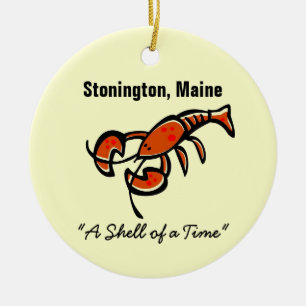 Stonington, Maine Lobster Keramikornament