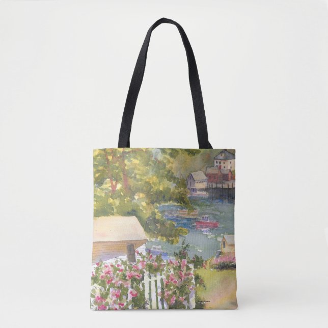 Stonington Maine View Tote Bag (Vorderseite)