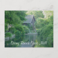 Stony Brook Grist Mill - Cape Cod Mass Post Card