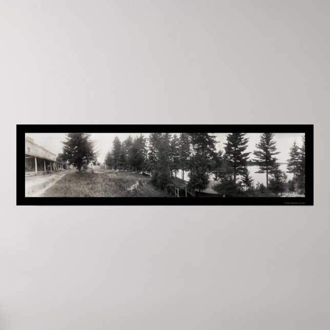 Stony Lake Hotel Glenfield, New York Foto 1921 Poster (Vorne)