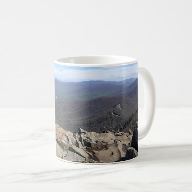 Stony Man Cliffs of Shenandoah National Park Kaffeetasse (VorderseiteRechts)