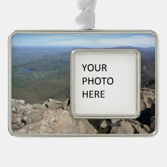 Stony Man Cliffs of Shenandoah National Park Rahmen-Ornament Silber (Vorderseite)