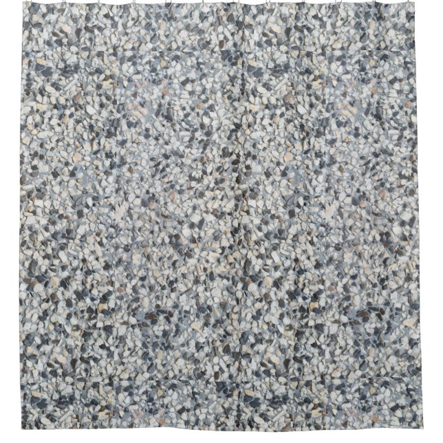 Stony-Muster Duschvorhang (Vorderseite)