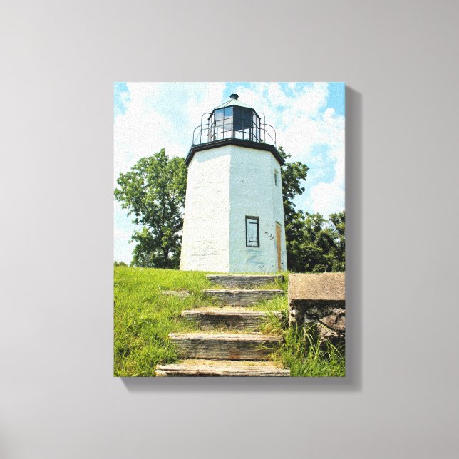 Stony Point Lighthouse, New York Leinwanddruck (Vorderseite)