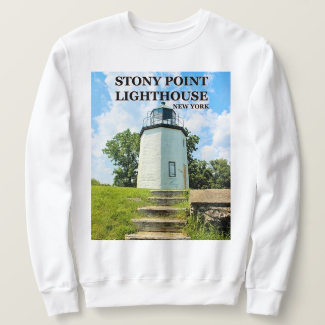 Stony Point Lighthouse, New York Sweatshirt (Design vorne)