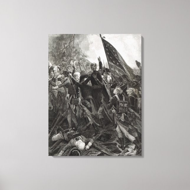 Stony Point stürmen, Juli 1779 Leinwanddruck (Vorderseite)