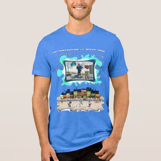 Stool Softener | Literal Wordplay Humor Tri-Blend Shirt (Vorderseite)