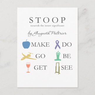 STOOP - Die innere bedeutsame Postkarte nähren