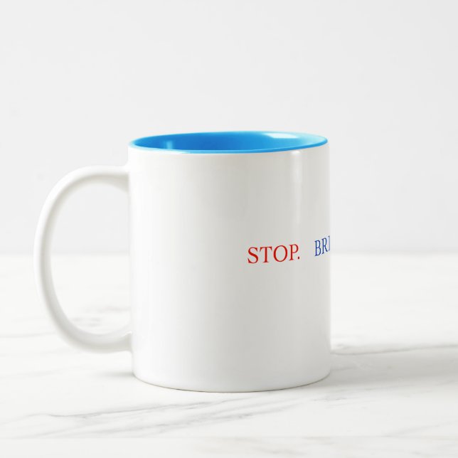 Stop Breathe Think Tasse (Links)