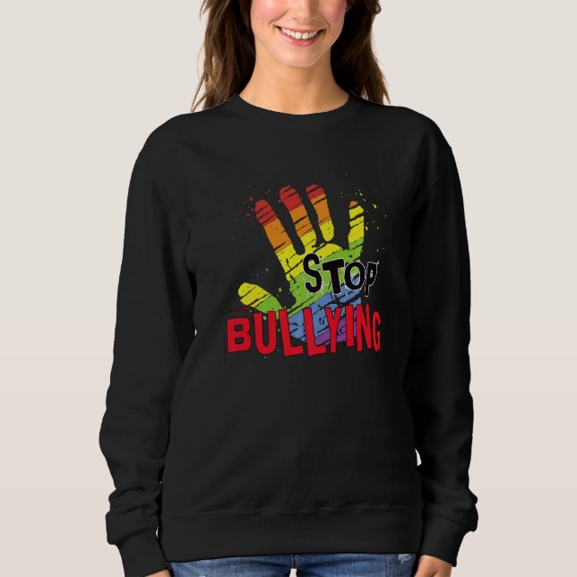 Stop Bullying Awareness Anti Bully Equality Matchi Sweatshirt (Vorderseite)
