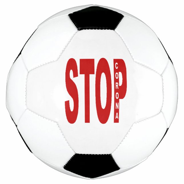 STOP CORONA-Fußball Fußball (Vorderseite)