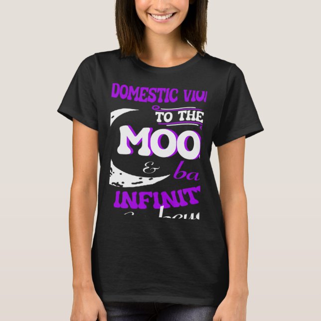 Stop Domestic Violence Domestic Violence Awareness T-Shirt (Vorderseite)