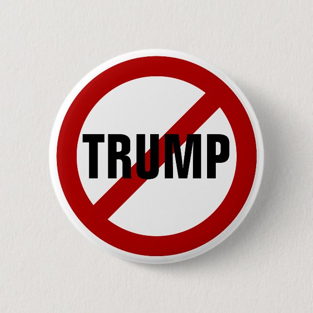 Stop Donald Trump Anti-Trump Pinback-Button Button (Vorderseite)