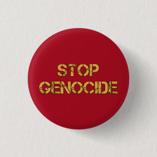 STOP Genozid | Nein zum Völkermord | Völkermord Button