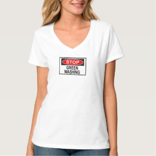 Stop Greenwashing-Schild (1) T-Shirt