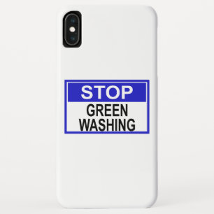 Stop Greenwashing-Schild Case-Mate iPhone Hülle