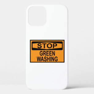 Stop Greenwashing-Schild Case-Mate iPhone Hülle