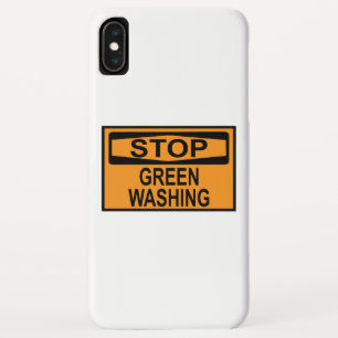 Stop Greenwashing-Schild Case-Mate iPhone Hülle