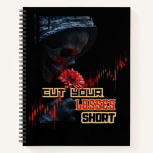 Stop Loss Motivation Fantasy-Handel-Design Notizbuch