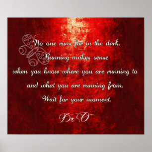 Stop running! poster